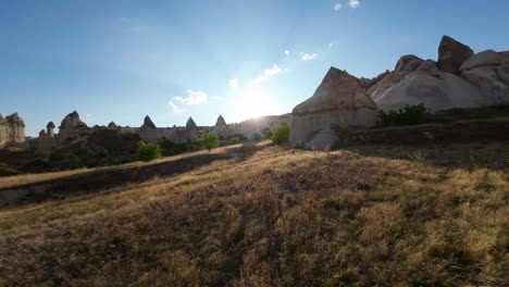 Flying-though-the-mountains-of-Cappadocia