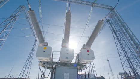 subestación eléctrica de alta tensión
