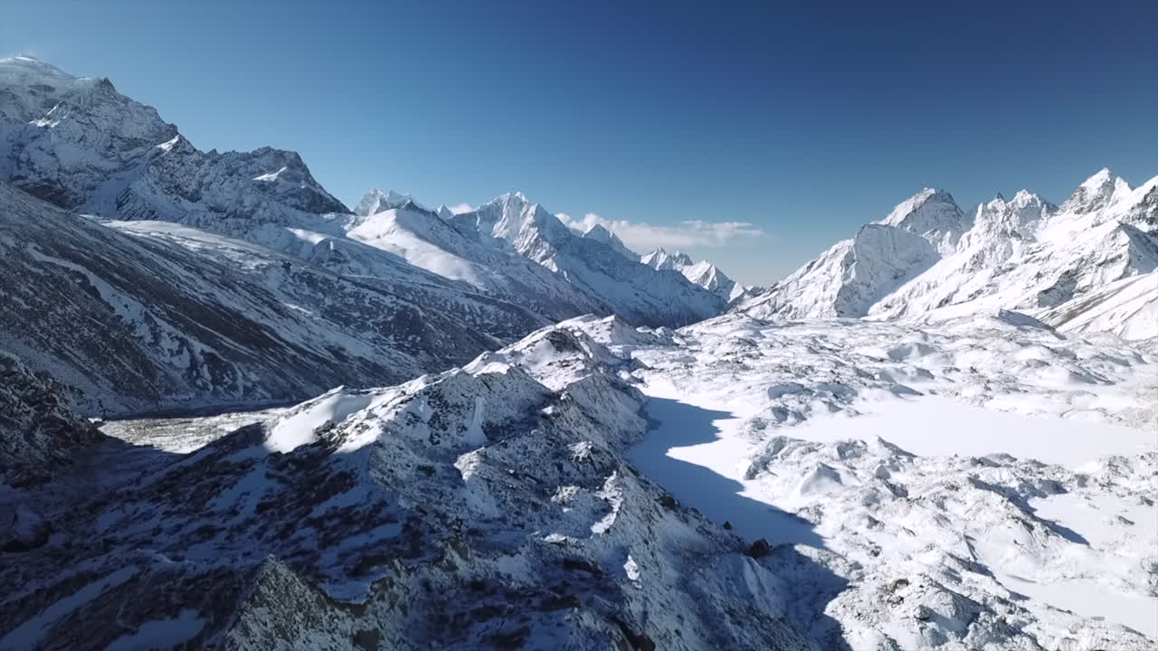 vistas a las montañas en nepal