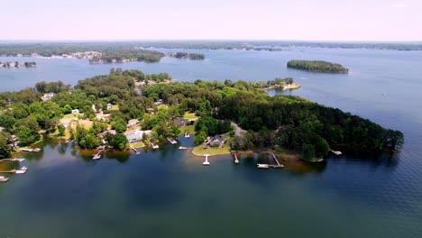 Aerial-High-Shot,-Lake-Murray-SC,-Lake-Murray-South-Carolina