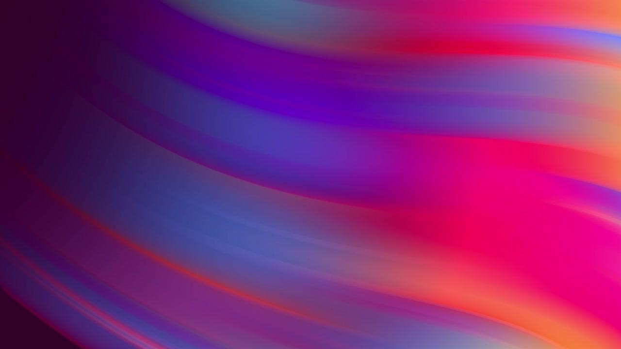 el gradiente de los colores del arco iris se desplaza cíclicamente en bucle. es un hermoso fondo abstracto de 4k con animación de bucle sin fisuras para presentaciones de vacaciones o cosas de moda en el estilo de diseño en movimiento.