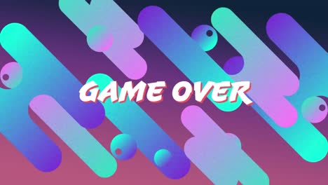 game over text in bold letters