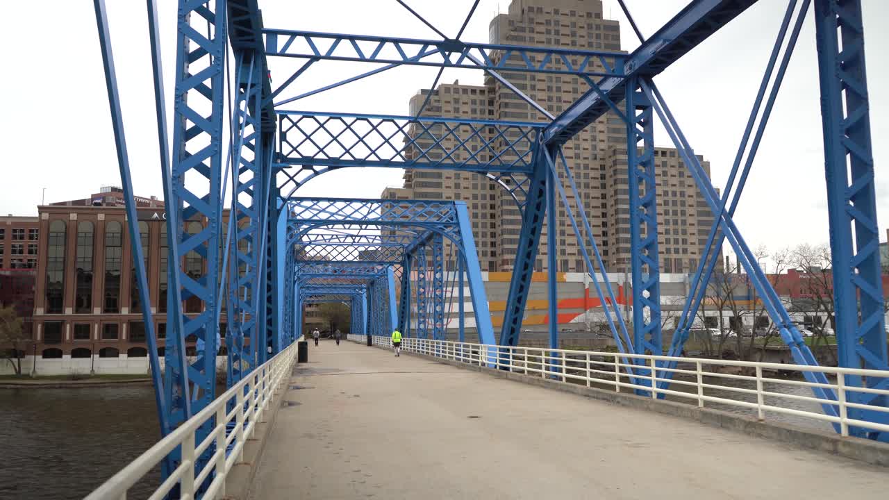 Blue Bridge in Grand Rapids Michigan
