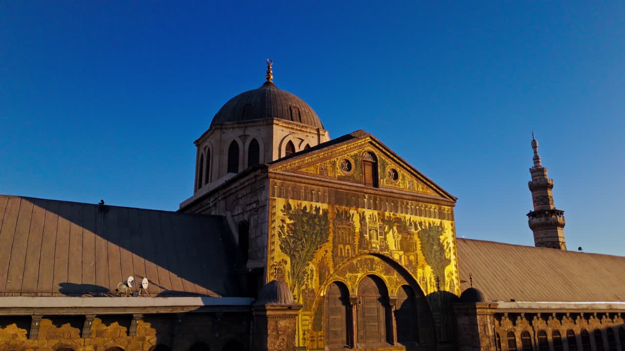 Video 4K con drone della Grande Moschea di Damasco