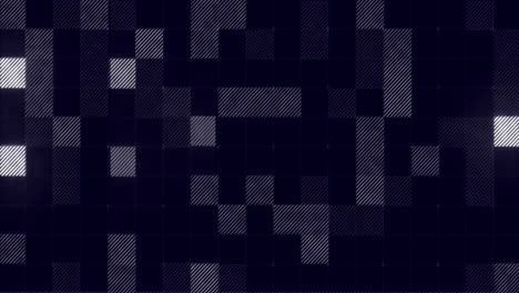 animación de una cuadrícula brillante sobre un fondo oscuro