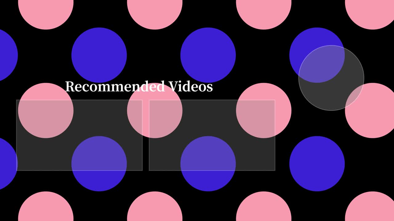 Dot moves end card ending screen motion graphics