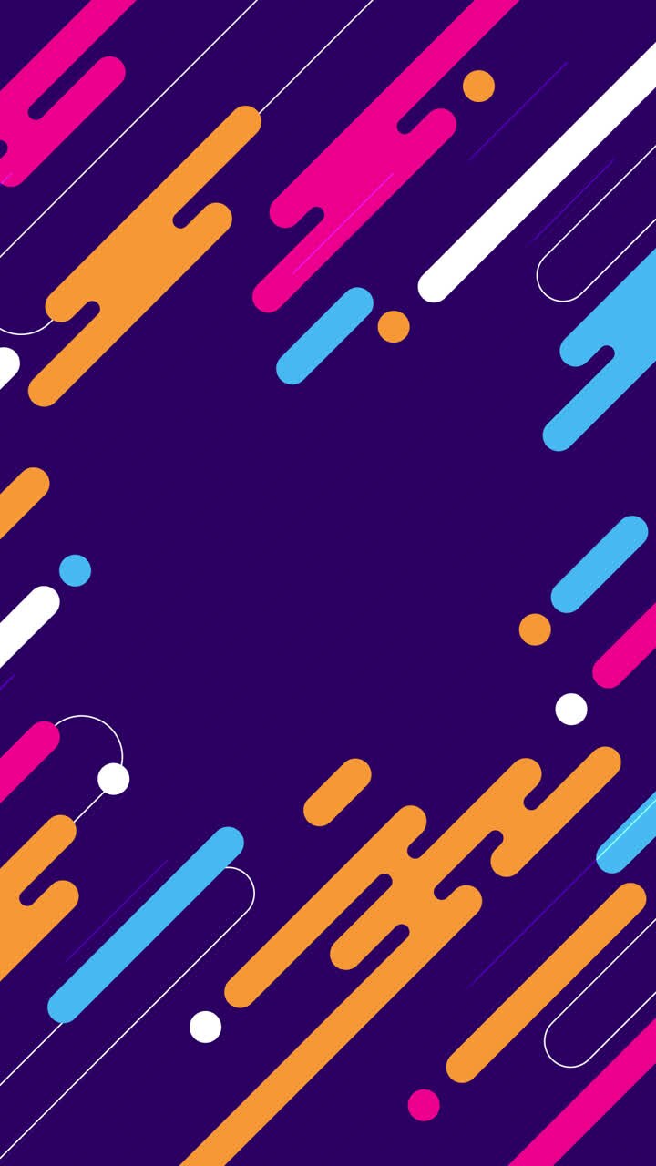 gráfico de movimiento de diseño plano de fondo abstracto