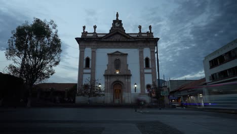 zoom out time-lapse of the immaculate church in uruapan, michoacán in the afternoon