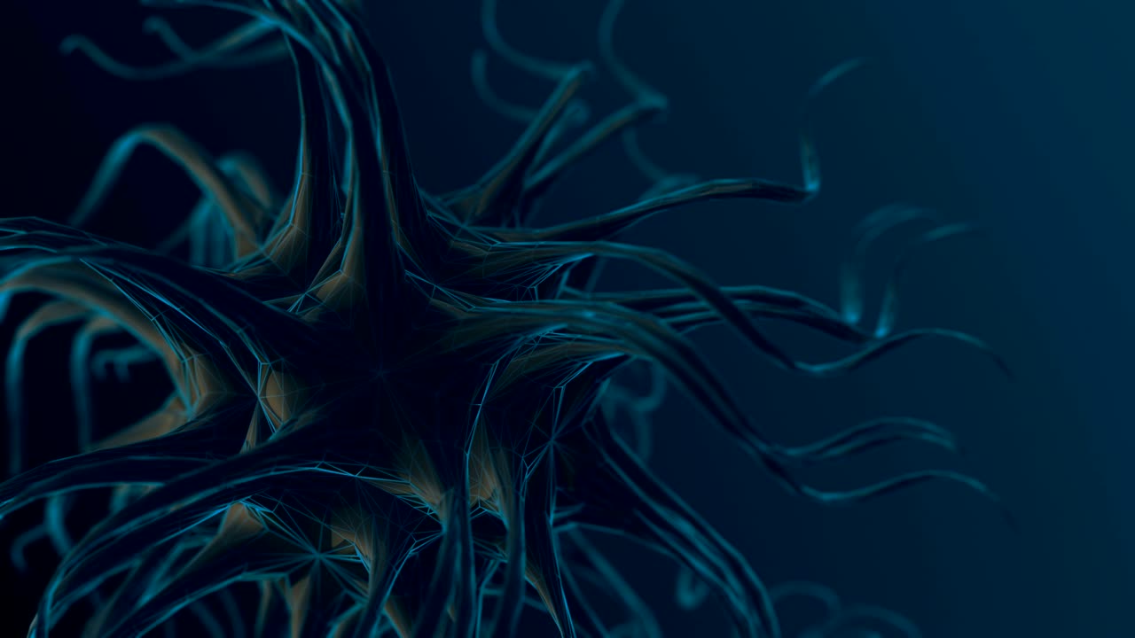 The background of moving 3d object - loopable stock video