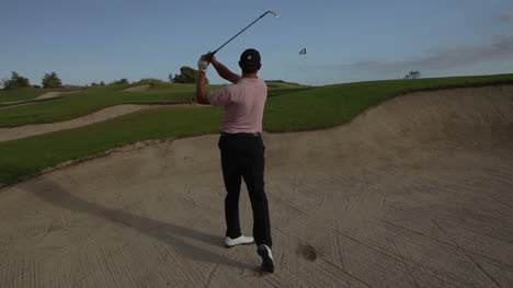 playing golf 14
