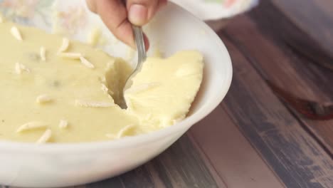 delicioso postre de kheer en un cuenco