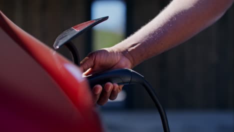 carga de coche eléctrico