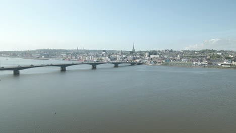 Intracity-connectivity-Wexford-bridge-Ireland-summertime-aerial