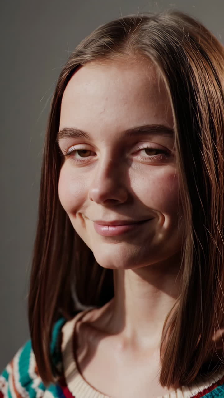 retrato de una mujer joven