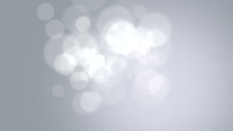 espiral de ensueño de círculos blancos en un fondo borroso