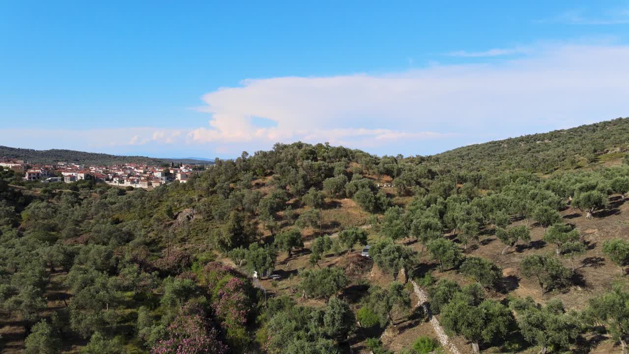 L'Acquedotto Romano situato a Moria, Lesbo, Grecia