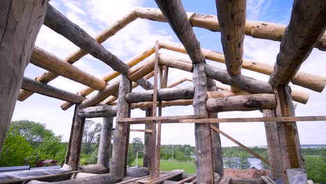 log cabin construction