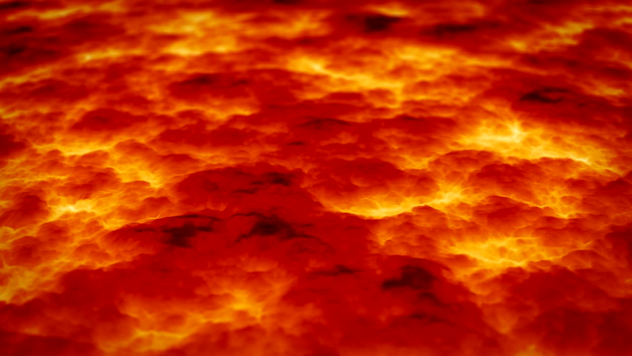 el bucle de lava que fluye 4k