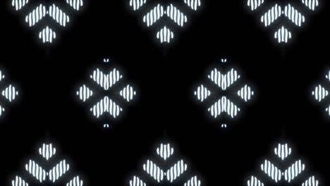 patrón de neón geométrico abstracto
