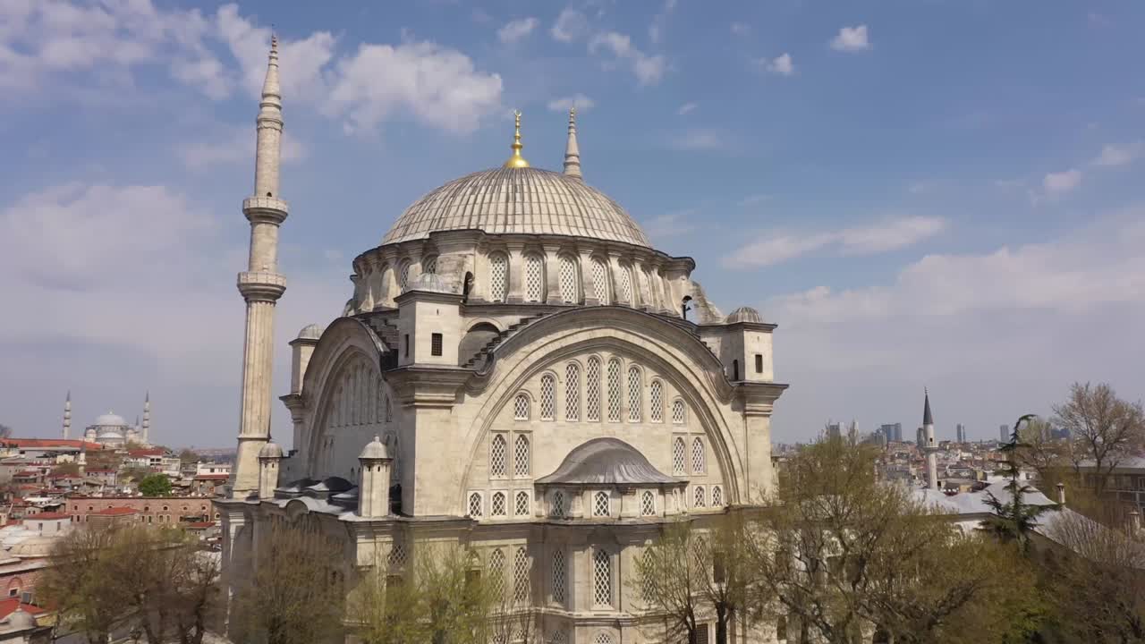 estambul nuruosmaniye cami, imágenes aéreas