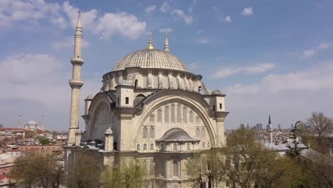 istanbul nuruosmaniye cami,aerial footage