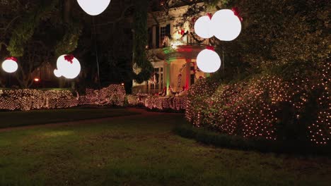 Navidad-En-El-Distrito-De-Los-Jardines-Nueva-Orleans,-La