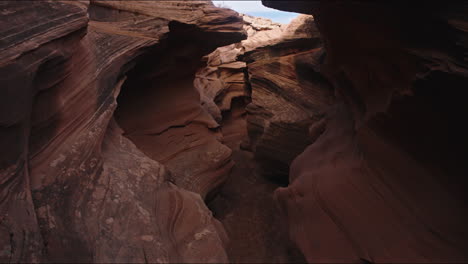 Ein-Slot-Canyon-Im-Südwesten-Der-Vereinigten-Staaten