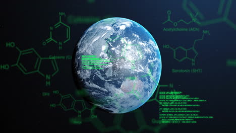 animación del procesamiento de datos científicos en todo el mundo