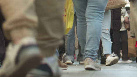 escena de la calle de la ciudad ocupada