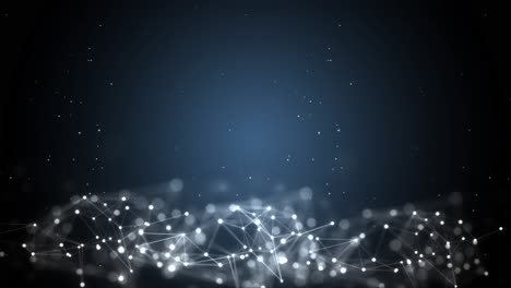 4k technology icon of people network symbol digital devices on internet loop background connecting