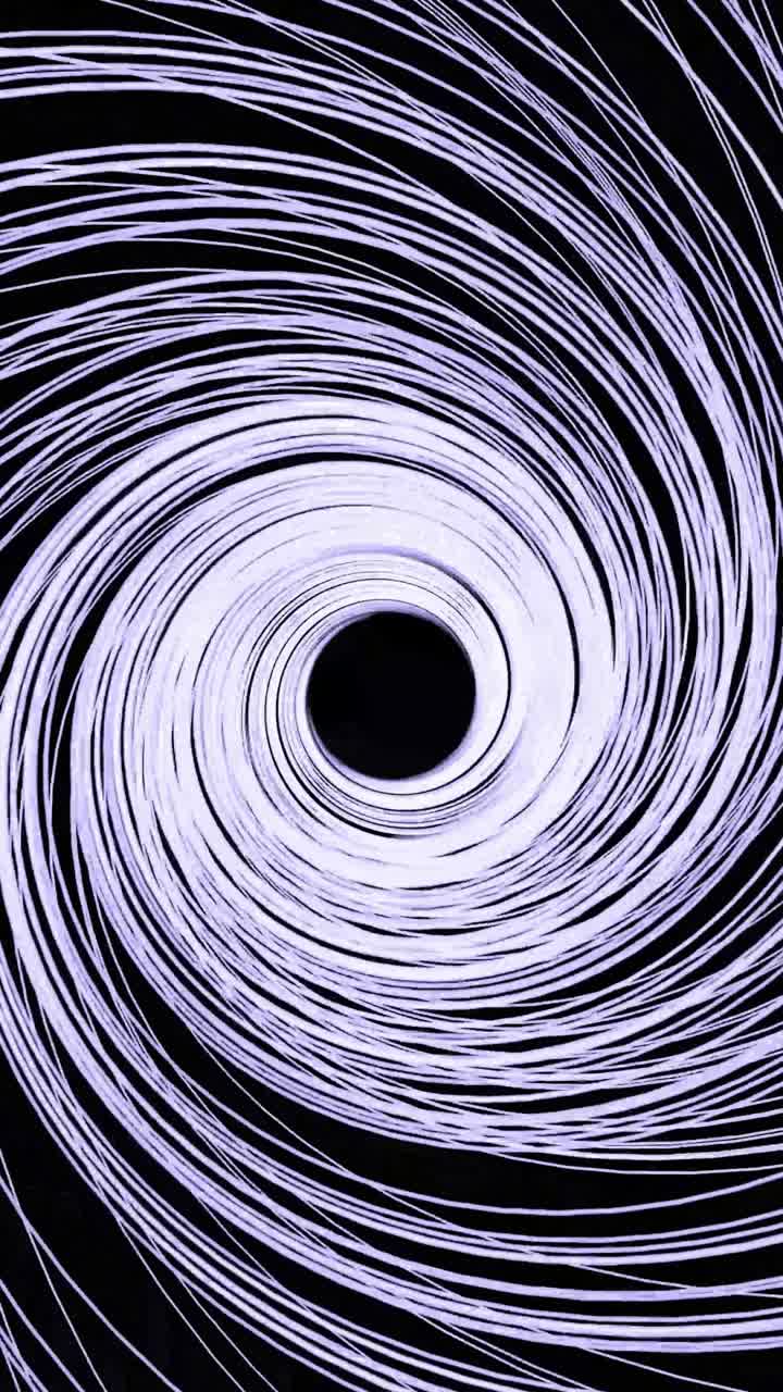 Putaran Mulus Spiral Abstrak Berputar Ungu dan Putih