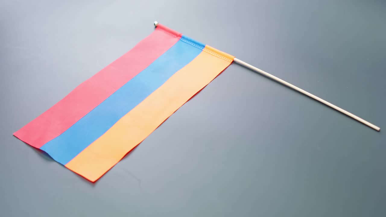 Pick up the Armenian flag