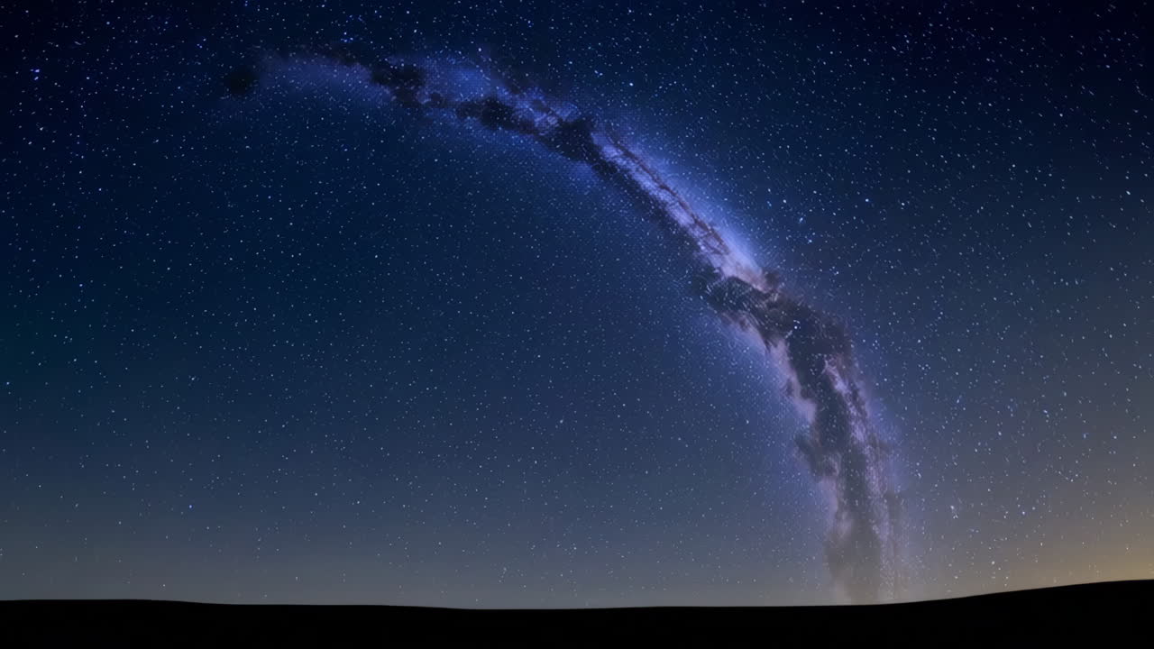 Milky Way Arch Over Horizon