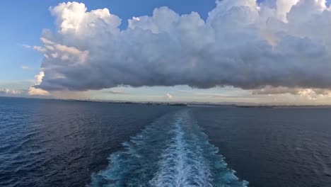 san juan, puerto rico, time lapse sailing out from the old port.