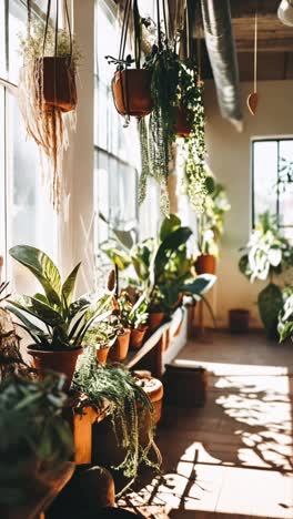 sunlight drenched plants