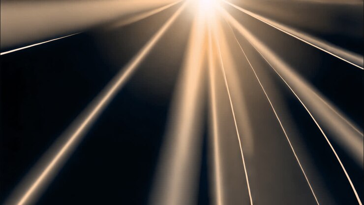 Etherische lichtstralen abstract geanimeerde overlay, transparante 4K-video, alfakanaal, ProRes 4444