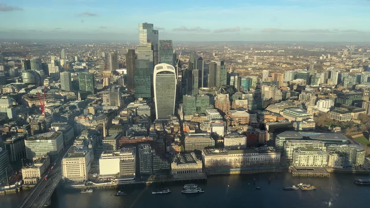 London Cityscape Aerial View