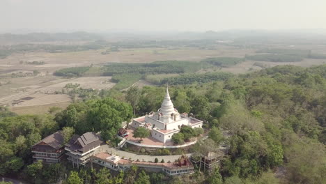 chiang saen pagoda on the golden triangle in the chiang rai province in northern thailand