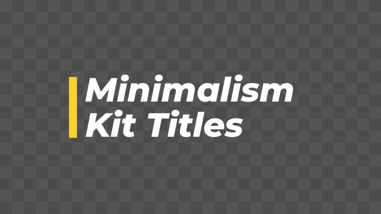 Minimal Titles 01
Adobe Premiere Pro 2023
Resolution 3840×2160