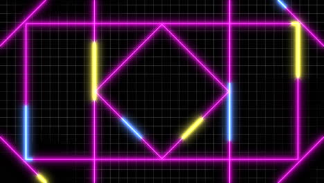 colorful grid of intersecting lines