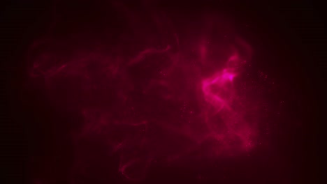 4k red fluid particles: glowing multicolor neon dust, fluid animation. abstract background