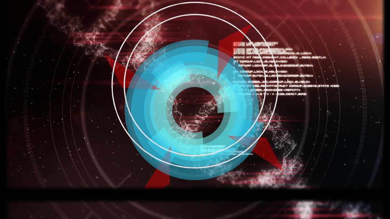 animación del hilado de cadenas de adn y procesamiento de datos médicos