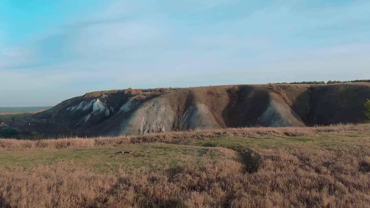 vista panorámica de las colinas y el valle