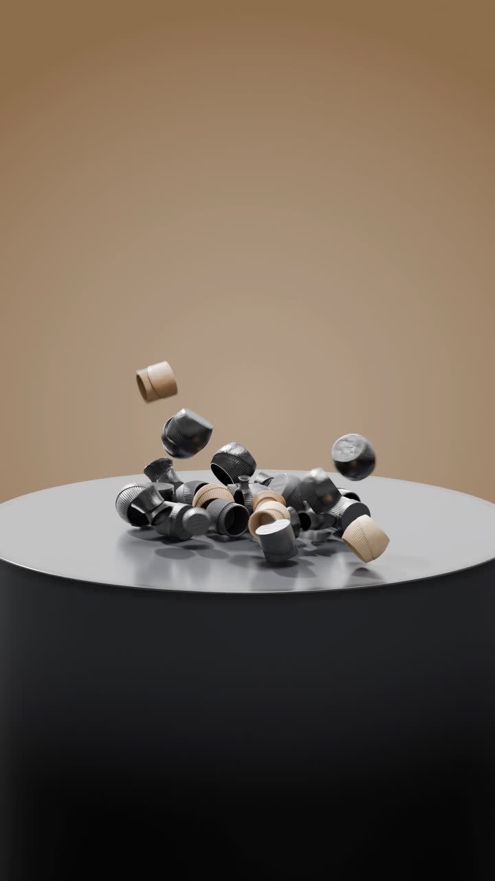 naturaleza muerta abstracta con formas geométricas