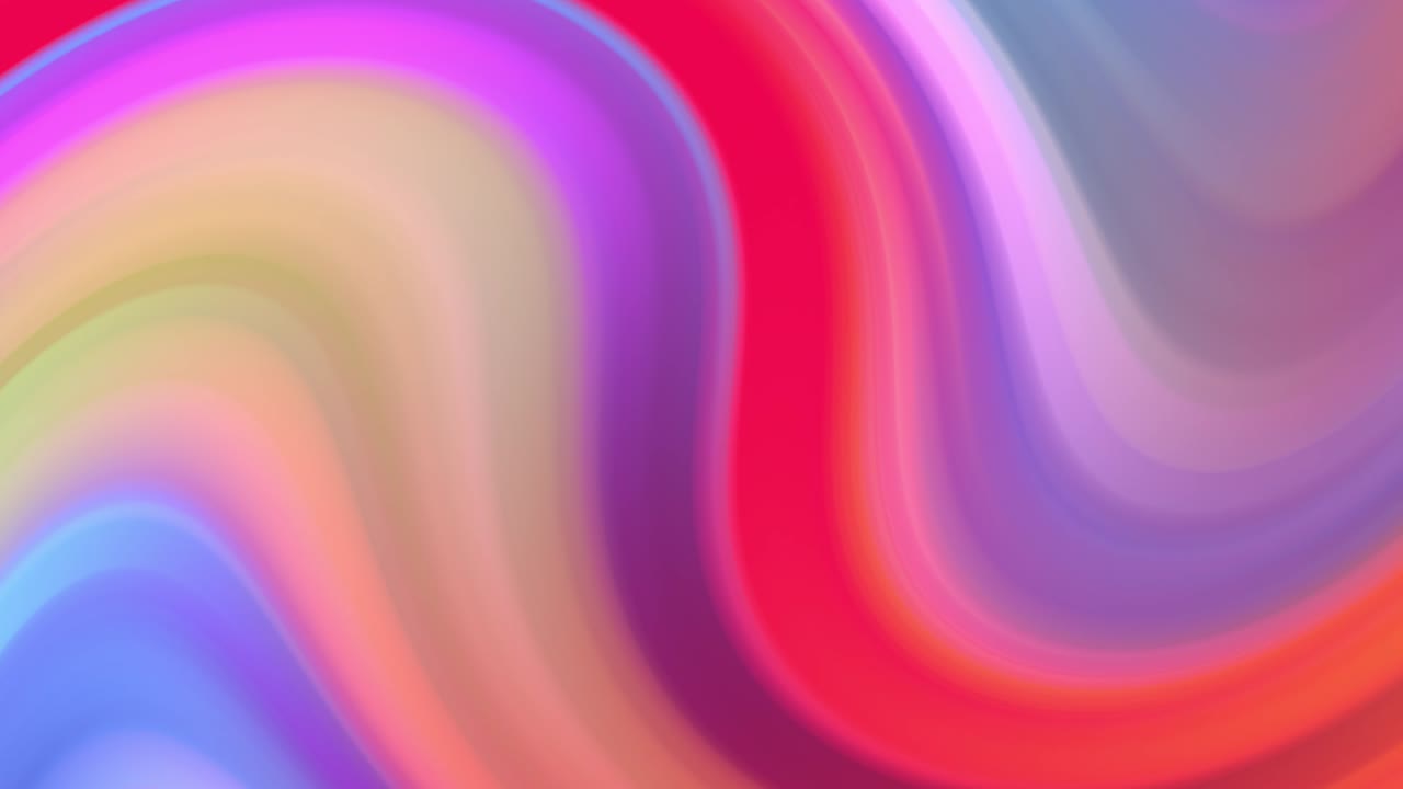 el gradiente de los colores del arco iris se desplaza cíclicamente en bucle. es un hermoso fondo abstracto de 4k con animación de bucle sin fisuras para presentaciones de vacaciones o cosas de moda en estilo de diseño en movimiento.
