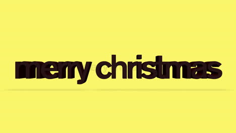 Rolling-Merry-Christmas-text-on-yellow-gradient