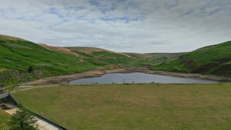 drone aerial footage of yorkshire countryside valleys moorland