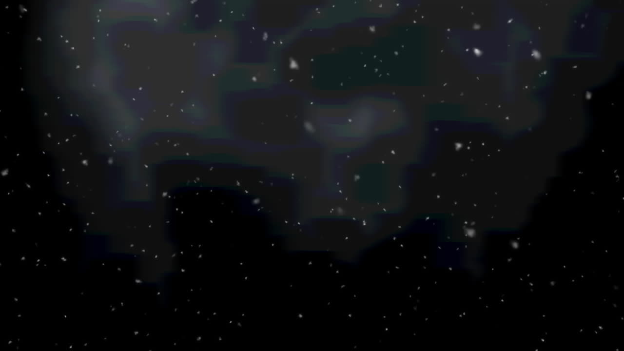 Animation mehrerer weißer Punkte, die sich auf schwarzem Hintergrund bewegen.