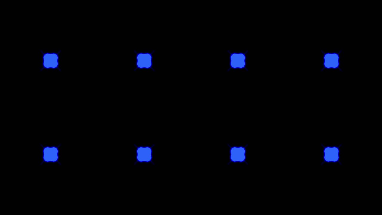 추상적인 파란색 기하학적 원활한 패턴 배경, 추상적인 줄무, 칼레도스코프 루프, 빠른 사이키델릭, 다채로운 칼레도코프 배경, 디스코 추상적인 모션 배경