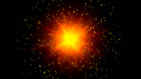 sun explosion particle 4k